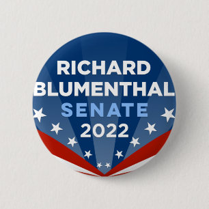 Badge Rond 5 Cm Connecticut Blumenthal pour le Sénat 2022
