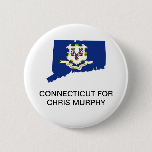 Badge Rond 5 Cm CONNECTICUT pour Chris Murphy SÉNAT (Devant)