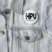 Badge Rond 5 Cm Conscience 2 de HPV (En situation)