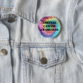 Badge Rond 5 Cm Conscience adrénale de Cancer (En situation)