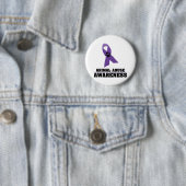 Badge Rond 5 Cm Conscience animale d'abus (En situation)