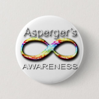 Badge Rond 5 Cm Conscience d'Aspergers