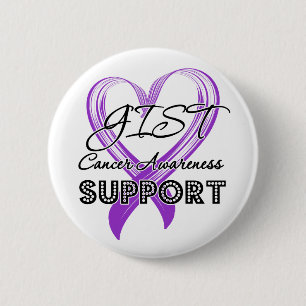 Badge Rond 5 Cm Conscience de Cancer d'ESSENTIEL de soutien