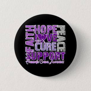Badge Rond 5 Cm Conscience de Cancer pancréatique de traitement