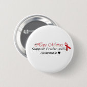 Badge Rond 5 Cm Conscience de Prader-Willi (Devant & derrière)