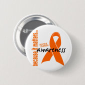 Badge Rond 5 Cm Conscience de sclérose en plaques (Devant & derrière)