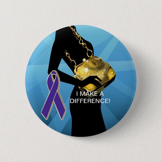 BADGE ROND 5 CM CONSCIENCE DE VIOLENCE FAMILIALE (Devant)