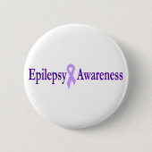 Badge Rond 5 Cm conscience d'épilepsie (Devant)