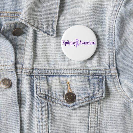 Badge Rond 5 Cm conscience d'épilepsie (En situation)