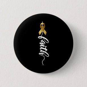 Badge Rond 5 Cm Conscience du cancer chez l'enfant Sensibilisation