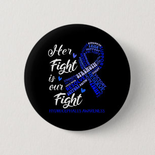 Badge Rond 5 Cm Conscience que son combat est notre combat