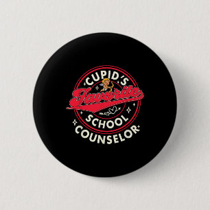Badge Rond 5 Cm Conseiller de la Saint-Valentin Coupe préférée de