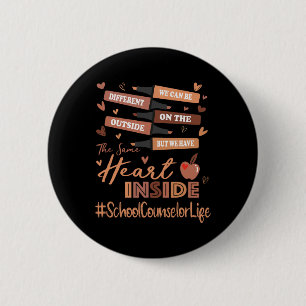 Badge Rond 5 Cm Conseiller Scolaire Nous Pouvons être Différents H