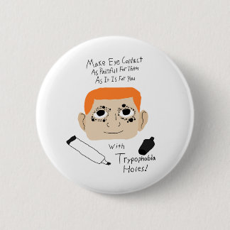 Badge Rond 5 Cm Conseils Autistiques Drôles sur l'Évitement du Con