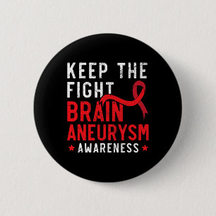Badge Rond 5 Cm Conserver la lutte contre l'neurysme cérébral Aneu