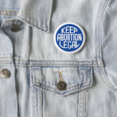 Badge Rond 5 Cm Conserver l'autocollant Pro-Choice juridique de l' (En situation)