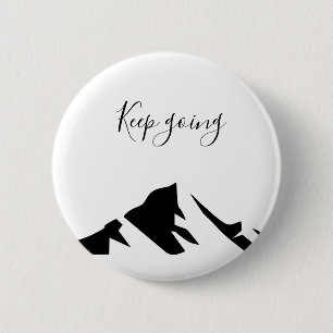 Badge Rond 5 Cm Conserver Noir Moderne En Simple