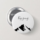 Badge Rond 5 Cm Conserver Noir Moderne En Simple (Devant & derrière)