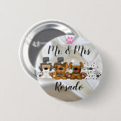 Badge Rond 5 Cm Conserver ou concevoir votre propre bouton Ajouter (Devant & derrière)