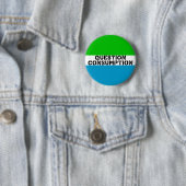 Badge Rond 5 Cm Consommation de question de BOUTON (En situation)