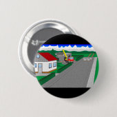 Badge Rond 5 Cm Construction de routes (Devant & derrière)