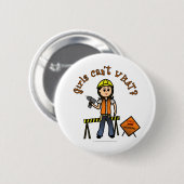 Badge Rond 5 Cm Construction légère (Devant & derrière)