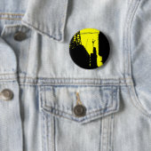 Badge Rond 5 Cm Constructions - Jaune (En situation)