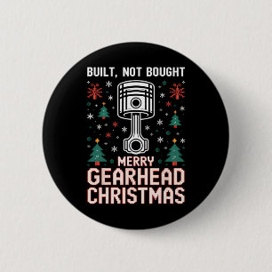 Badge Rond 5 Cm Construite pas acheté Piston Funny Joyeux Tête d'e
