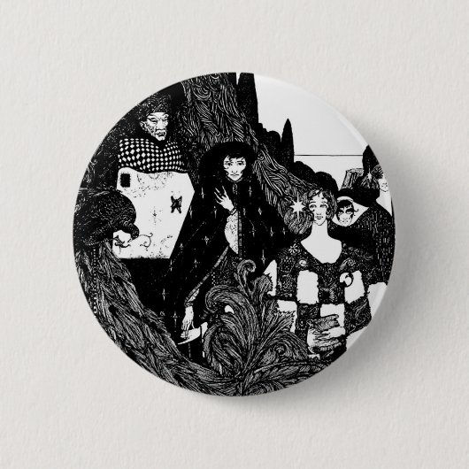 Badge Rond 5 Cm Conte de fées - illustration 2 (Devant)