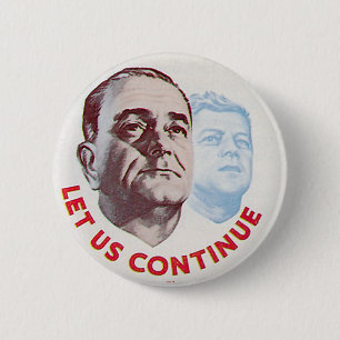 Badge Rond 5 Cm Continuons le jugate - bouton