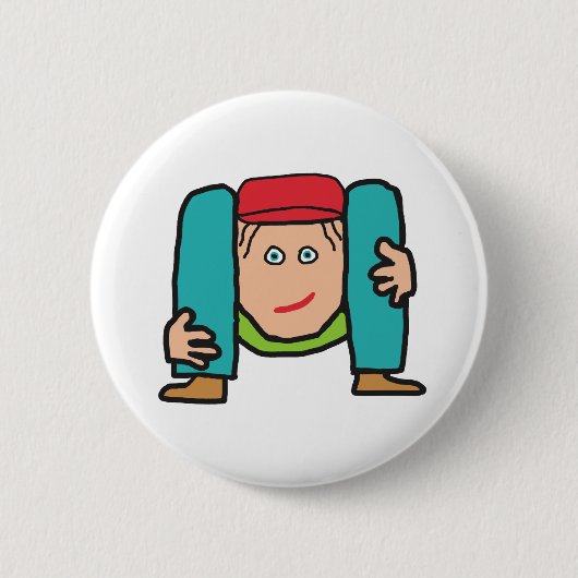 Badge Rond 5 Cm Contortionniste (Devant)
