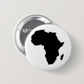 Badge Rond 5 Cm Contour de l'Afrique (Devant & derrière)