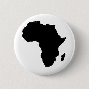 Badge Rond 5 Cm Contour de l'Afrique
