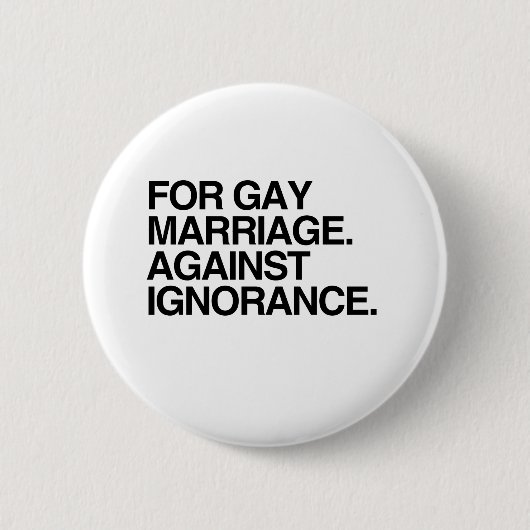 BADGE ROND 5 CM CONTRE L'IGNORANCE (Devant)