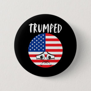 Badge Rond 5 Cm Contre Trump Élection Regret Démocrates Trumpé