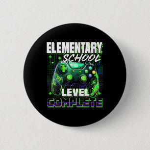 Badge Rond 5 Cm Contrôleur Niveau élémentaire de l'école complète