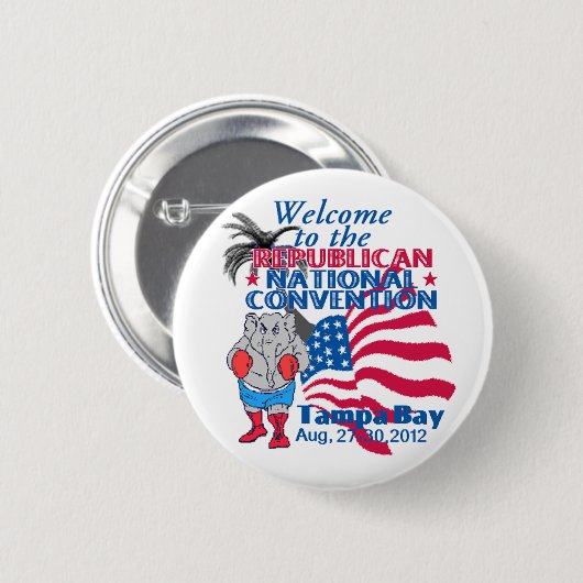 Badge Rond 5 Cm Convention de RNC (Devant & derrière)