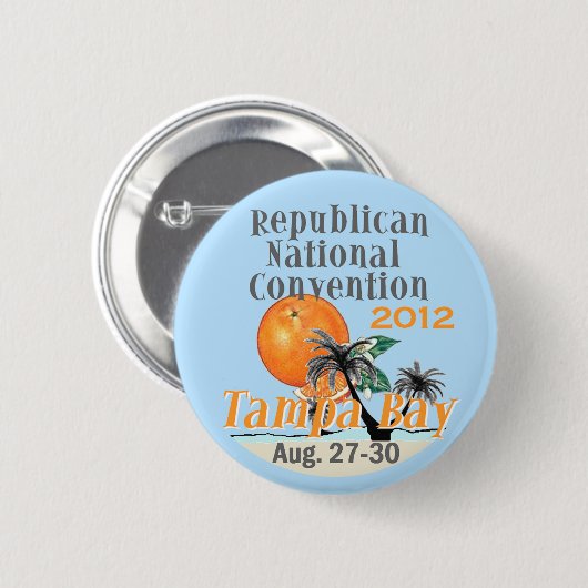 Badge Rond 5 Cm Convention de RNC (Devant & derrière)