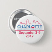 Badge Rond 5 Cm Convention DNC (Devant & derrière)