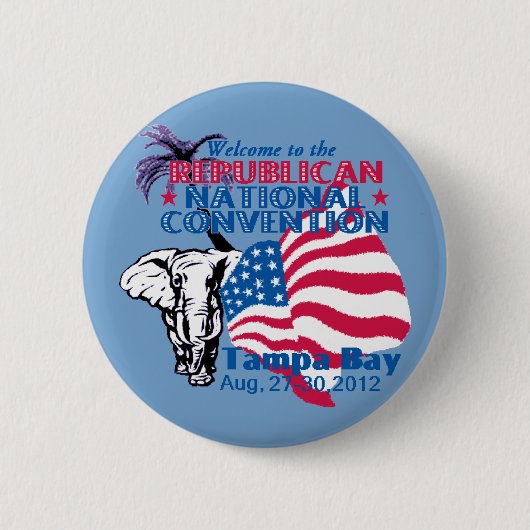 Badge Rond 5 Cm Convention RNC (Devant)