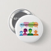 Badge Rond 5 Cm Conversations significatives (Devant & derrière)