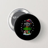 Badge Rond 5 Cm Cook Elf Squad Xmas Women Girls Mom Christmas Fami (Devant & derrière)