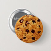 Badge Rond 5 Cm Cookie à chips au chocolat (Devant & derrière)