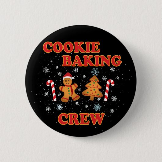 Badge Rond 5 Cm Cookie Baking Crew (Devant)