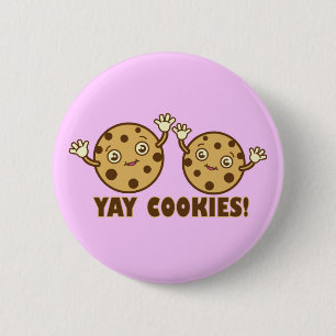 Badge Rond 5 Cm Cookies, Yay