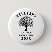 Badge Rond 5 Cm Cool Arbre Famille Réunion Été Vacances Route Voya (Devant)