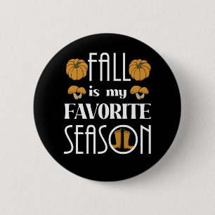 Badge Rond 5 Cm Cool Automne