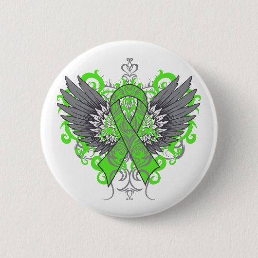 Badge Rond 5 Cm Cool de sensibilisation à la santé mentale (Devant)