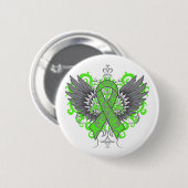 Badge Rond 5 Cm Cool de sensibilisation à la santé mentale (Devant & derrière)