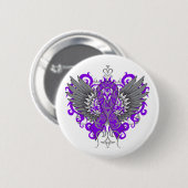 Badge Rond 5 Cm Cool de sensibilisation Lupus (Devant & derrière)